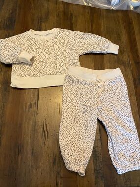 Carter's Light Pink Infant Sweatshirt Set